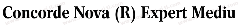 Concorde Nova (R) Expert Medium字体转换